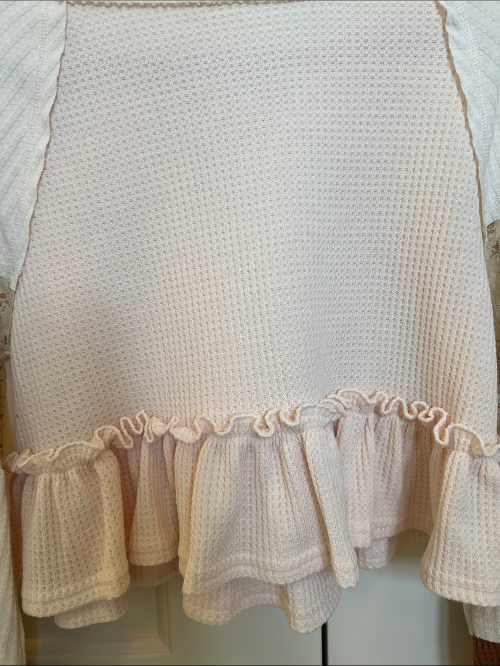 Altar’d State Ruffle-Hem Mixed-Media Top - Picture 11 of 11